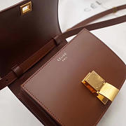 Celine Classic Box Shoulder Bag Brown - 6