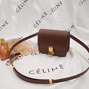 Celine Classic Box Shoulder Bag Brown - 2