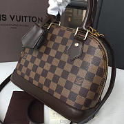 Louis Vuitton N41221 Alma BB Tote Bag Damier Ebene Canvas - 3