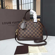 Louis Vuitton N41221 Alma BB Tote Bag Damier Ebene Canvas - 6