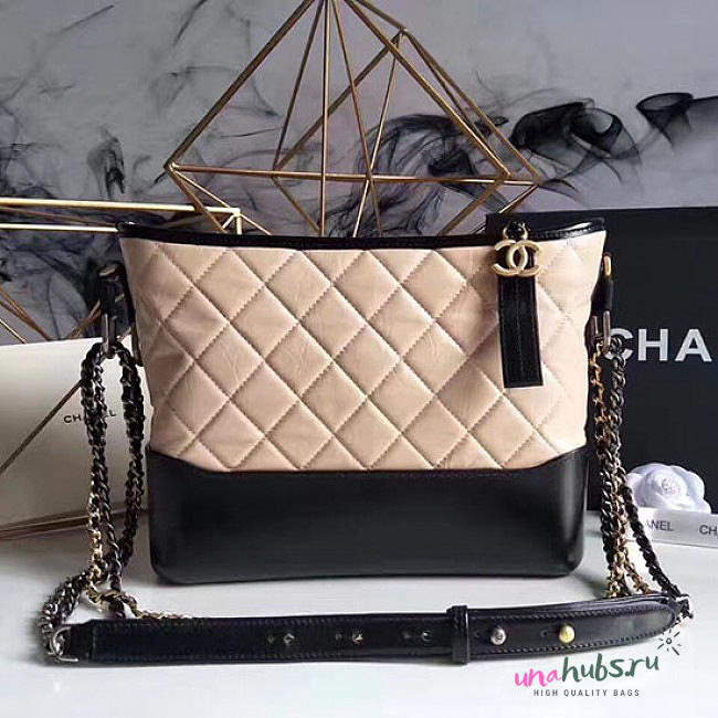 Chanel Chanels Gabrielle Hobo Bag Beige A93824 VS03415 - 1