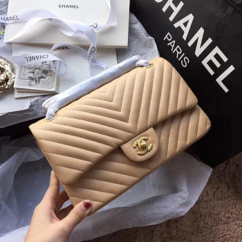 Chanel 11.12 Flap Bag beige