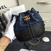 Chanel Chanels Gabrielle Purse Blue and Black A98787 VS05032 - 3