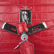 Hermes Kelly 6108 Red Crocodile Bag - 6