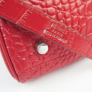 Hermes Kelly 6108 Red Crocodile Bag - 5