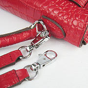 Hermes Kelly 6108 Red Crocodile Bag - 4