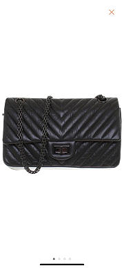 Chanel reissue 255 Black hardware - 1