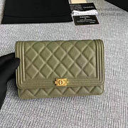 Chanel Caviar WOC Chain Wallet Green A80287 VS07114 - 4