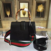 Gucci Dionysus medium top handle bag black leather - 4