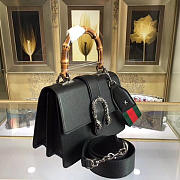 Gucci Dionysus medium top handle bag black leather - 2