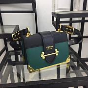 Prada Cahier Bag 1BD045 Green - 1