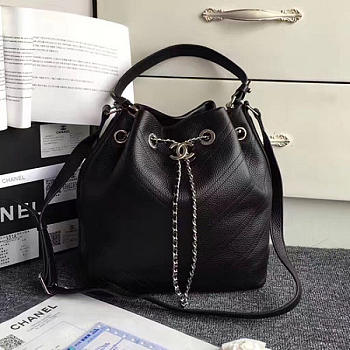 Chanel Original Calfskin Bucket Bag Balck A93597 VS09161