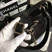 Chanel Original Calfskin Bucket Bag Balck A93597 VS09161 - 3