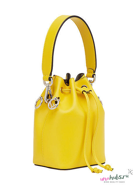 Fendi Mini Leather Mon Tresor Bucket Bag - 1