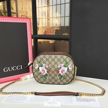 Gucci GG Supreme mini chain bag