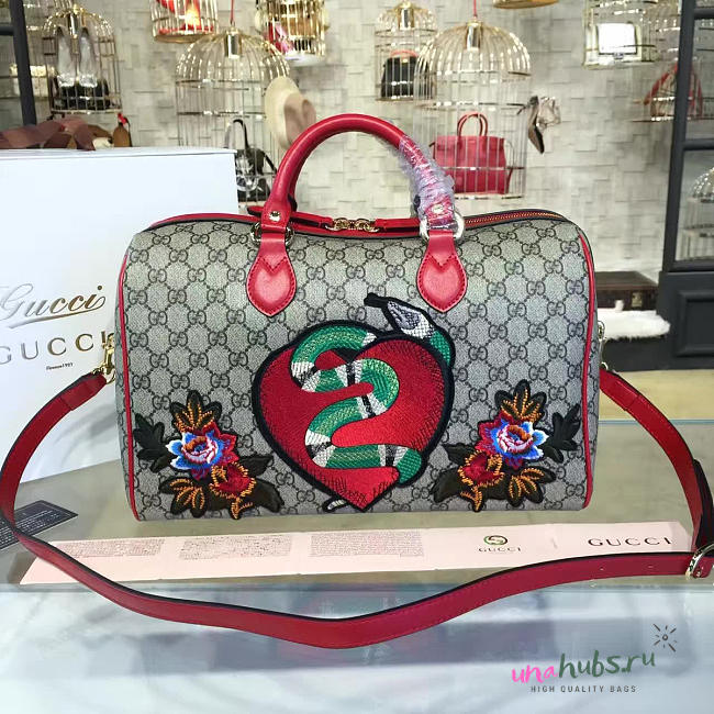 Gucci GG Supreme top handle bag 2213 - 1