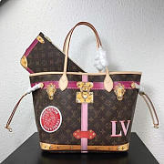 Louis Vuitton Monogram Neverfull MM M41390 Shopping Bag Trunk Summer Collection 2018 - 5