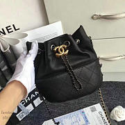 Chanel Chanels Gabrielle Purse Black A98787 VS05204 - 4