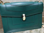 Bvlgari Serpenti Forever Calf Leather Flap Cover Shoulder Bag 35362 - 2