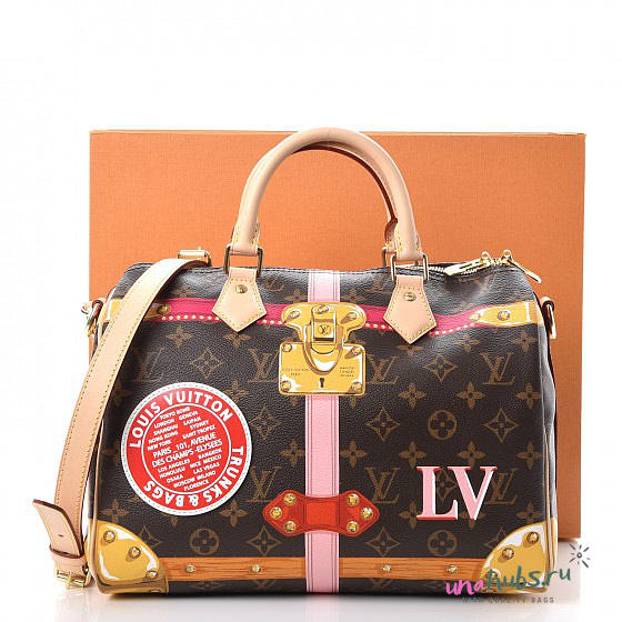 LOUIS VUITTON Monogram Summer Trunks Speedy Bandouliere 30 - 1