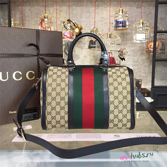 Gucci gg supreme handle bag 2219 - 1