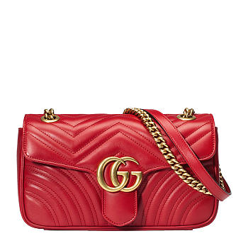 Gucci GG Marmont small matelassé shoulder bag Style ‎443497 DTDIT 6433