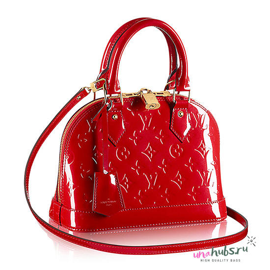 Louis Vuitton M90174 Alma BB Tote Bag Monogram Vernis - 1