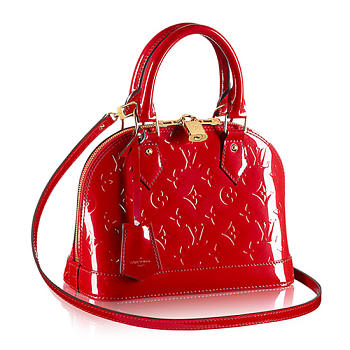 Louis Vuitton M90174 Alma BB Tote Bag Monogram Vernis