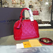 Louis Vuitton M90174 Alma BB Tote Bag Monogram Vernis - 6