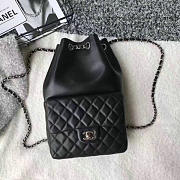 Chanel Large Black Lambskin Backpack In Seoul Bag 010402 VS07736 - 6