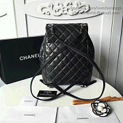 Chanel Quilted Lambskin Backpack Black 170303 VS03923 - 2