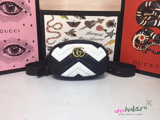 GG Marmont matelassé leather belt bag  ‎476434 - 1