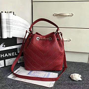 Top Chanel Original Calfskin Bucket Bag Red A93597 VS04761 - 3