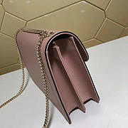 Gucci GG Flap Shoulder Bag On Chain Pink 510303 - 4