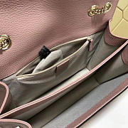 Gucci GG Flap Shoulder Bag On Chain Pink 510303 - 2