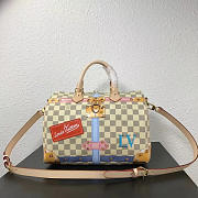 Louis Vuitton SPEEDY 30 Damier Azur Coated Canvas N41063 - 5