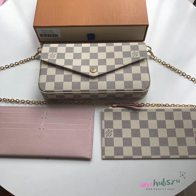 Louis Vuitton Pochette Felicie Damier Bag N63106 - 1