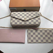 Louis Vuitton Pochette Felicie Damier Bag N63106 - 1