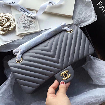 Chanel 1112 Flap Bag 2.55 Grey