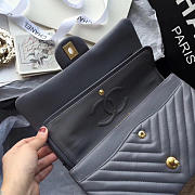 Chanel 1112 Flap Bag 2.55 Grey - 6