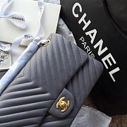 Chanel 1112 Flap Bag 2.55 Grey - 5