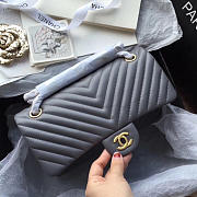 Chanel 1112 Flap Bag 2.55 Grey - 3