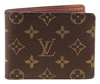 Louis Vuitton Monogram Canvas Original leather Wallet M60895