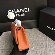 Classic Chanel Lambskin Flap Shoulder Bag Orange A01112 VS04951 - 3