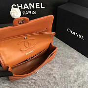 Classic Chanel Lambskin Flap Shoulder Bag Orange A01112 VS04951 - 6