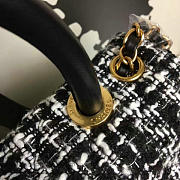 Designer Chanel Tweed Top Handle Bag A13042 VS00035 - 6