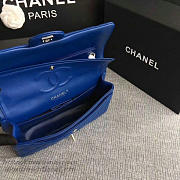 Classic Chanel Lambskin Flap Shoulder Bag Blue A01112 VS05712 - 6