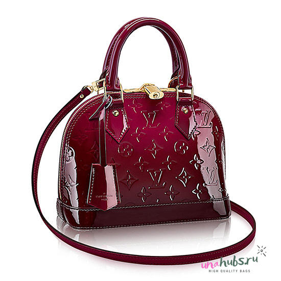 Louis Vuitton M90322 Alma BB Tote Bag Monogram Vernis - 1