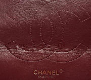 CHANEL Large Classic Handbag Grained Calfskin & Gold Metal Black - 2