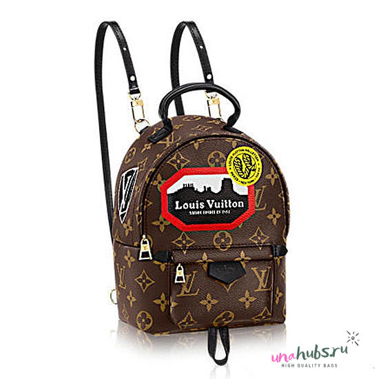 Louis Vuitton M42971 Palm Springs Backpack Mini World Tour Monogram Canvas - 1